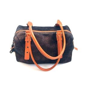 Anthropologie Holding Horses Metallic Leather Bag